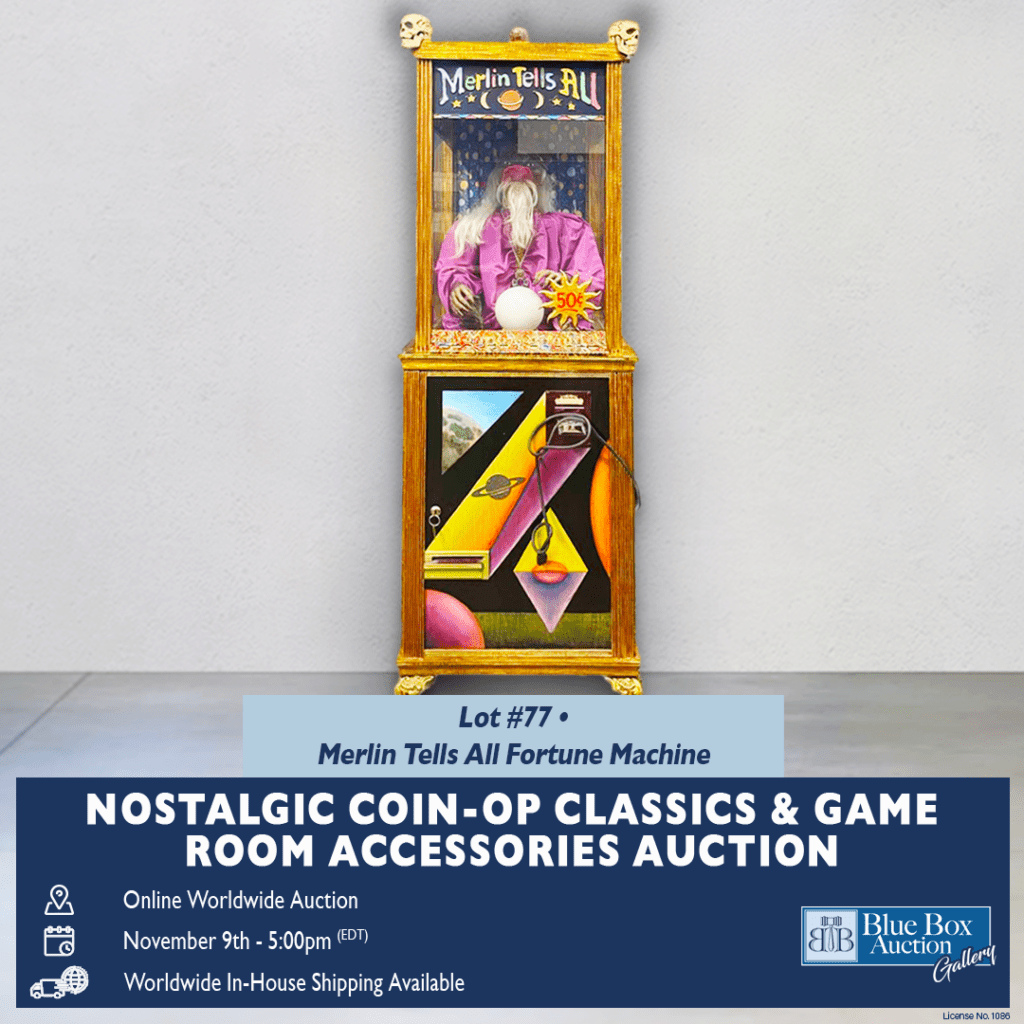 Lot 77: Merlin Tells All fortune machine