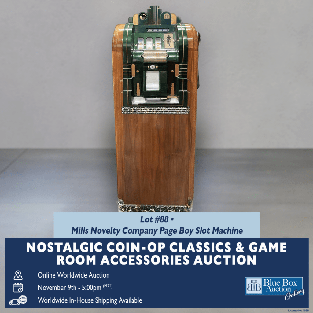 Lot 88: Mills Novelty Company Page Boy slot machine