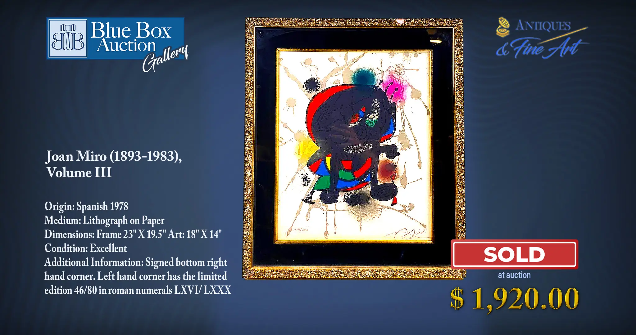 Joan Miro <br>Volume III