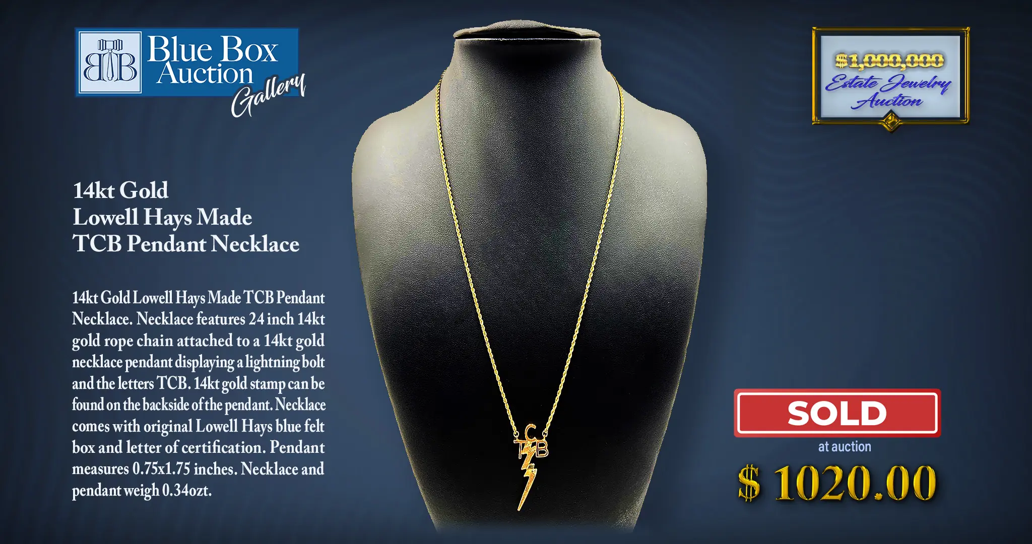 Gold Pendant Necklace