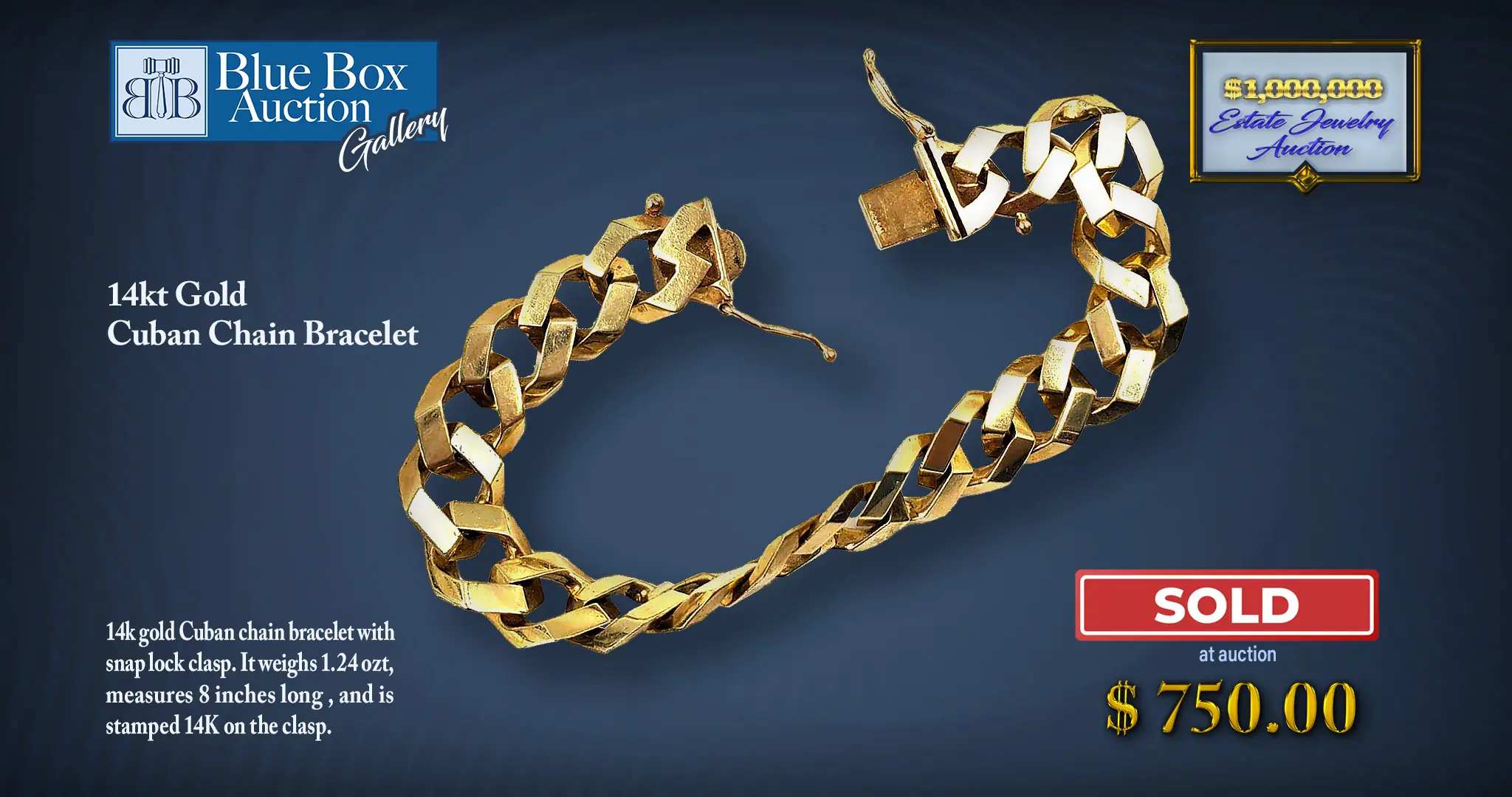Gold Cuban Chain Bracelet