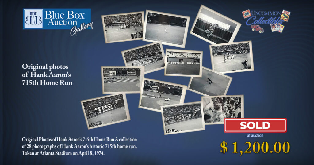 Original photos of Hank Aaron’s 715th home run