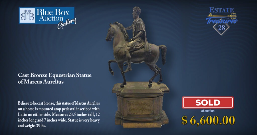 Bronze Marcus Aurelius equestrian statue