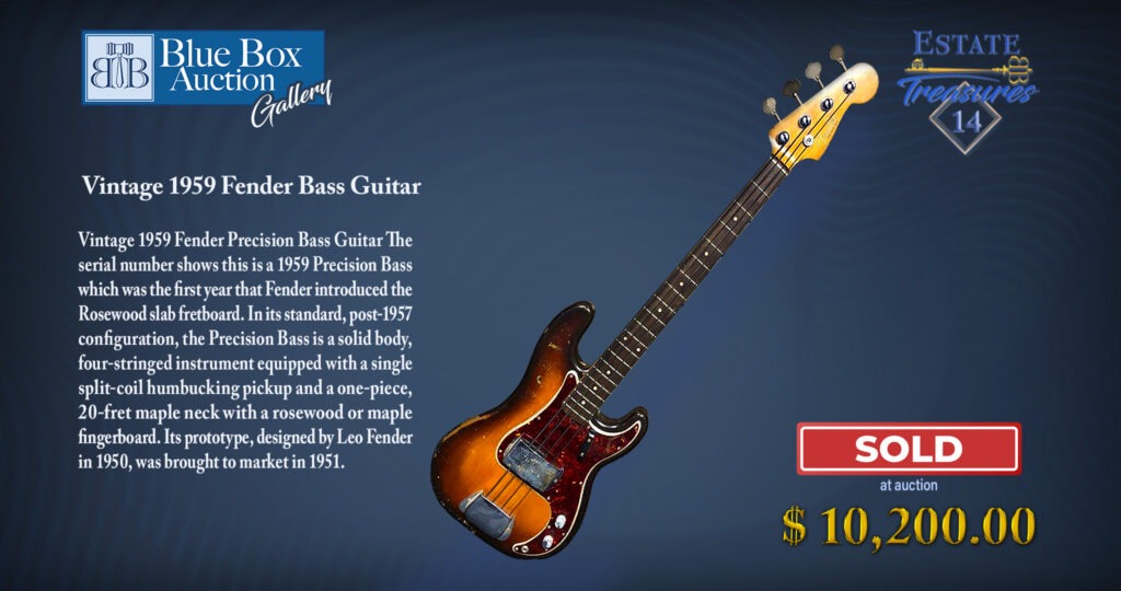 1959 Fender bass guitar