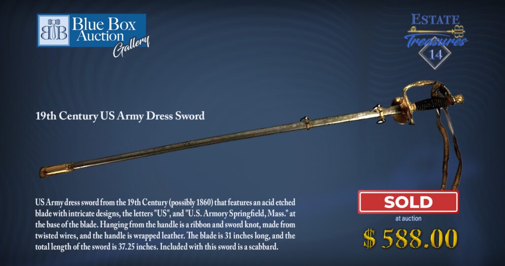 19th-century U.S. Army dress sword