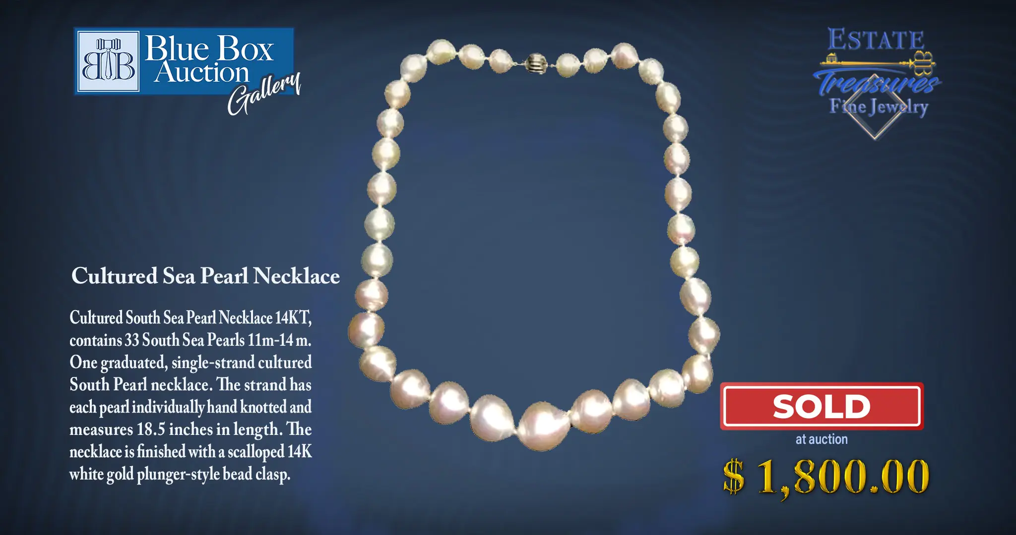 Cultured Sea Pearl Necklace
