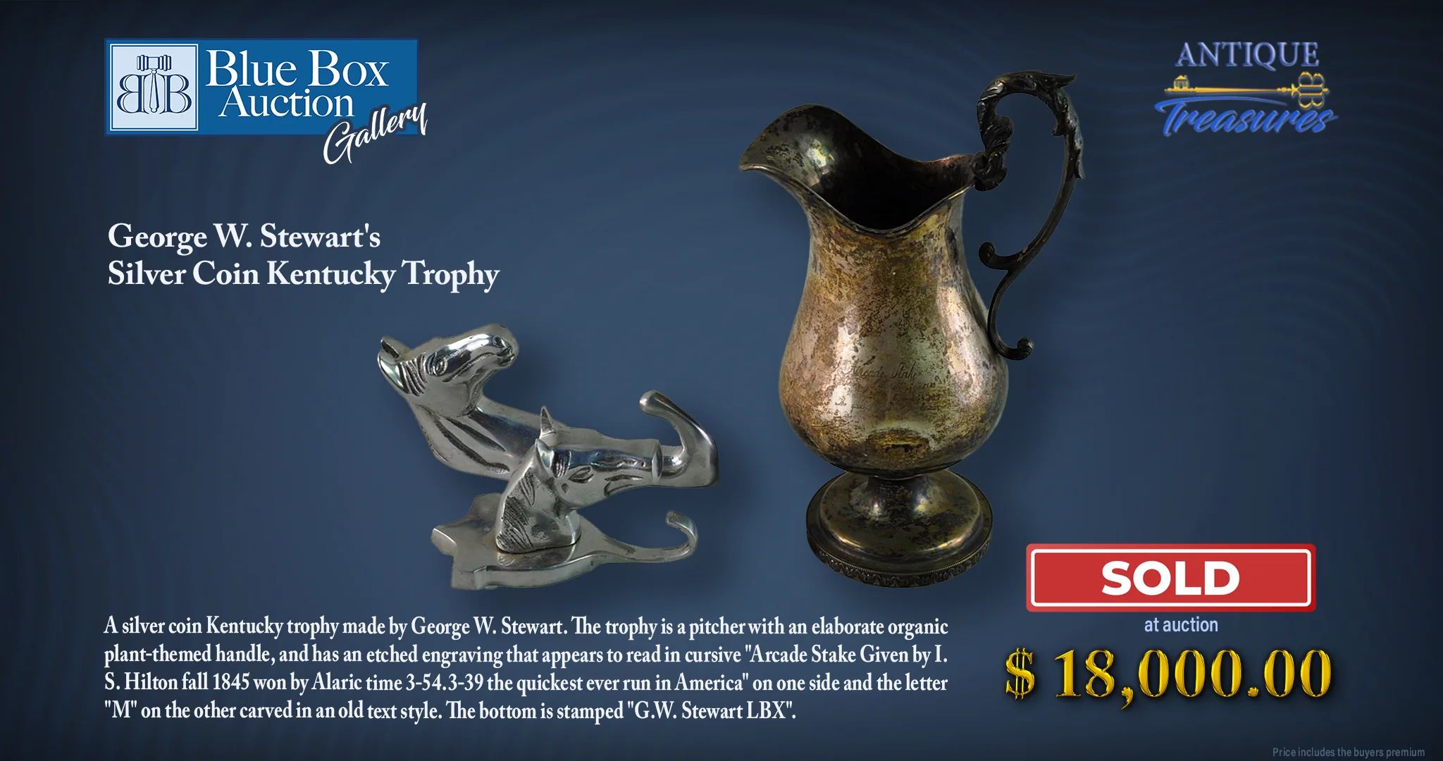 Silver Coin Kentucky Trophy