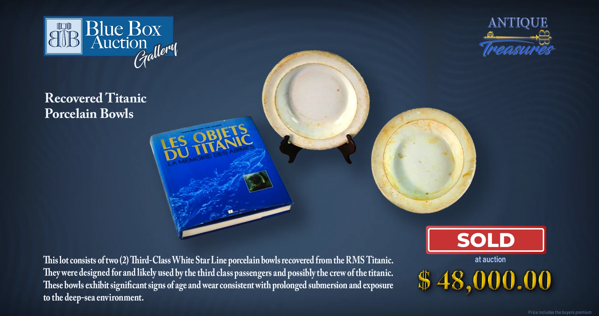 Recovered Titanic Bowls