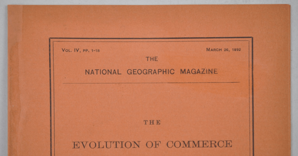 Rare 1892 National Geographic Magazine Sells at Auction for $8,430