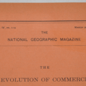 National Geographic Magazine, Vol. IV No. 1, March 1892 Cover