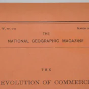 National Geographic Magazine, Vol. IV No. 1, March 1892 Cover