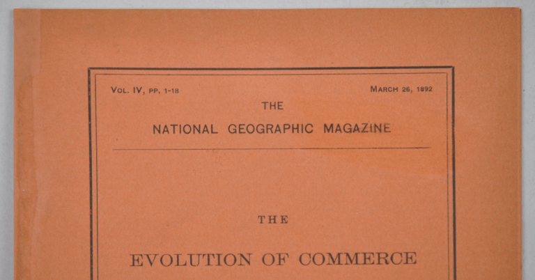 Rare 1892 National Geographic Magazine Sells at Auction for $8,430