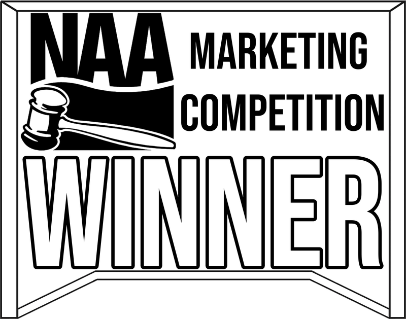 National Auctioneers Association Marketing Competition winner